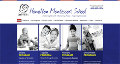 Desktop Screenshot of hamiltonmontessorischool.com